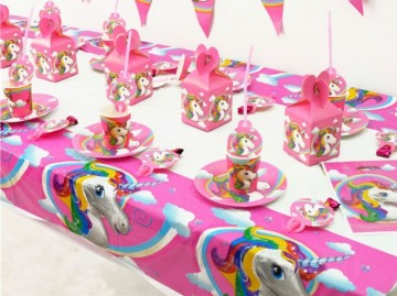 Unicorn tafelkleed kinderfeestje