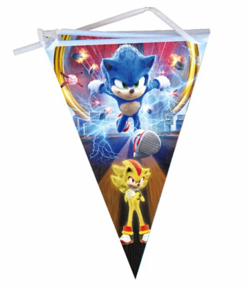 Sonic the hedgehog vlaggenlijn