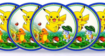 Pokémon gebaksbordjes