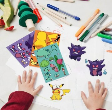 Pokemon maak je eigen sticker