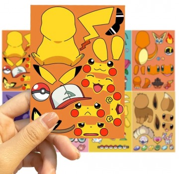 Pokemon maak je eigen sticker